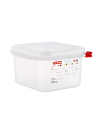 Gastro talpa AIRTIGHT GN1/6, su dangčiu, PP, 1,7 l, H 10 cm, vnt