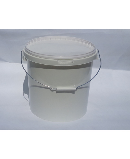 Kibiras maisto produktams, su hermetiniu dangčiu/metaline rankena, PP,  20 l, vnt.