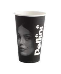 Vienkartiniai puodeliai PELLINI, popieriniai, 234 ml, D 80 mm, 50 vnt.