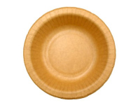 Vienkartiniai dubenėliai, KRAFT, popieriniai, su biologiškai skaidžia danga, šv. rudos, D 19 cm, 50