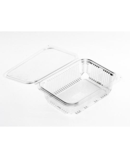 Indelis salotoms, kvadratinis, su dangteliu, PET, 18,7 x 14,4 x 6,5 cm, 1 l, 50 vnt.