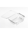 Indelis salotoms, kvadratinis, su dangteliu, PET, 18,7 x 14,4 x 6,5 cm, 1 l, 50 vnt.