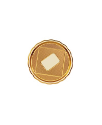 Vienkartinis tortinės padėklas MEDORO, auksinis, D 22 cm, 10 vnt