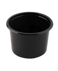 Vienkartinis indelis sriubai,  PP, juodas, 350 ml, 50 vnt.