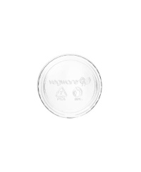 Vienkartiniai dangteliai 60, 90 ir 120 ml padažo indeliams, VEGWARE, PLA, 100 vnt