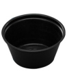 Vienkartinis indelis padažui , PP,  juodos sp., D 6,2 cm, H 2,7 cm, 60 ml, 250 vnt.