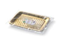 Vienkartinis tortinės padėklas KADO, auksinis, 27x19 cm, 10 vnt