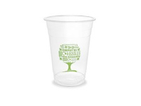 Vienkartinės stiklinės VEGWARE GreenTree, PLA, 480 ml, 50 vnt
