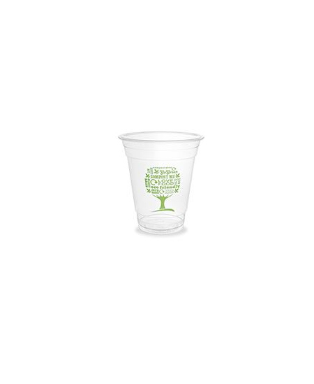 Vienkartinės stiklinės VEGWARE „GreenTree“, PLA, 360 ml, 50 vnt.