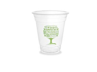 Vienkartinės stiklinės VEGWARE GreenTree, PLA, 360 ml, 50 vnt