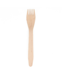 Vienkartinės šakutės, medinės, 10vnt