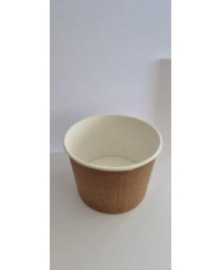 Vienkartinis indelis sriubai, 475 ml, popierinis, 25 vnt