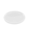 Vienkartinis plastikinis dangtelis sriubos indeliui, D 120 mm, 230-960 ml, bespalvis,50vnt.