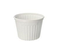 Sriubos indeliai ''To Go'', vienkartiniai, polipropileniniai, balti, 500 ml, D 11,5 cm, H 8,5 cm, 25