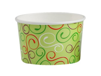 Vienkartinis indelis ledams,popierinis, 230 ml, D96 mm, H 60 mm,  50 vnt.