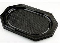 Padėklas PET juodas, 54 x 36 cm, 10 vnt.