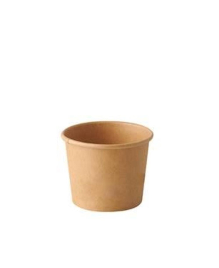 Vienkartinis indelis padažui „KRAFT“, popierius, 60 ml, D 6 cm, 50 vnt.