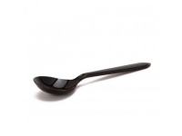 Plastikiniai šaukšteliai SUPERIOR, PS, juodi, 12,5 cm, 50 vnt