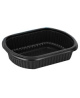 Maisto dėžutė „MEALBOX“, juoda, PP, 952 ml, 207x170x50 mm, 63 vnt.
