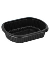 Maisto dėžutė „MEALBOX“, juoda, PP, 952 ml, 207x170x50 mm, 63 vnt.