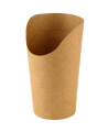 Indelis bulvytėms „KRAFT“, popierinis, D 6 cm, H 13,5 cm, 50 vnt.