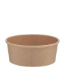 Indelis salotoms „KRAFT“, popierius/PE, 1300 ml, D 18,3 cm, H 6,7 cm, 50 vnt.