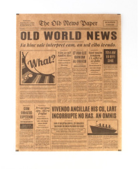 Popieriaus lakštai maistui OLDNEWS, 27 x 35 cm,   PE, 200 vnt