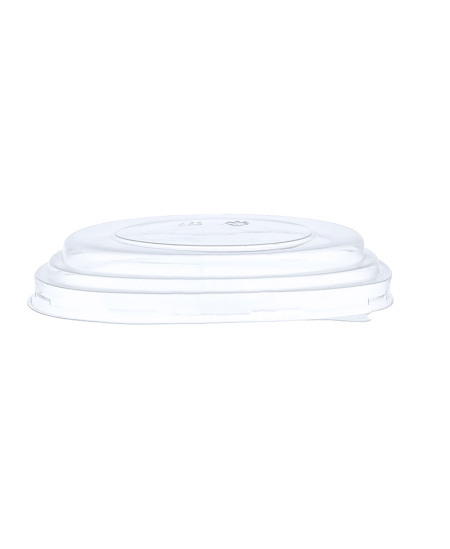 Dangtelis „KRAFT“, salotų indeliams 500/750 ml, PET, D 14,5 cm, 50vnt
