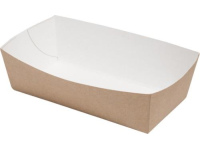 Vienkartinė dėžutė maistui KRAFT, popierius, 14 x 7 x 4 , 5 cm, 100 vnt