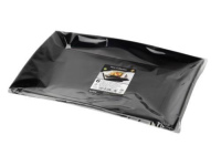 Vienkartinės lėkštės NICE, PP, juodos, 34,5x23 cm, 6 vnt