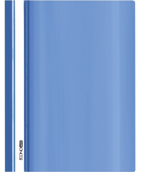 Aplankas su įsegėle EkonoMix, A5, mėlynas