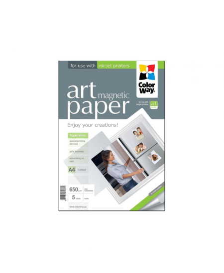 ColorWay ART Matte Magnetic Photo Paper White A4 A4 650 g/m²