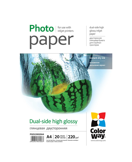 220 g/m² | A4 | High Glossy dual-side Photo Paper