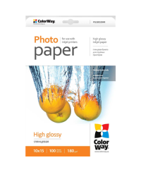 Photo Paper 100 pc. | PG1801004R | 180 g/m² | 10 x 15 cm | Glossy