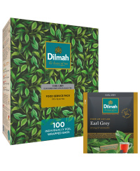 Juodoji arbata DILMAH Earl Grey bergamočių skonio, 100 vnt.