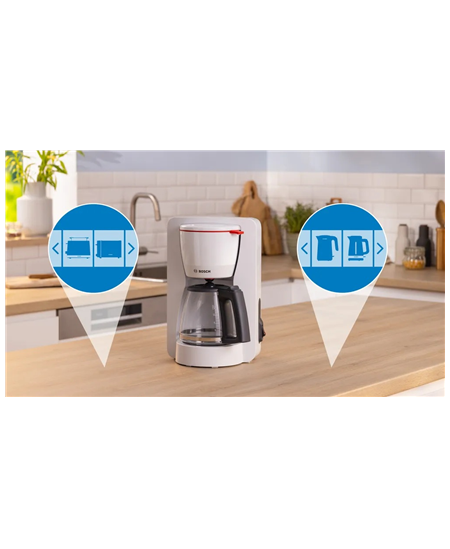 Bosch Coffee Maker | TKA2M111 MyMoment | Drip | 1200 W | White