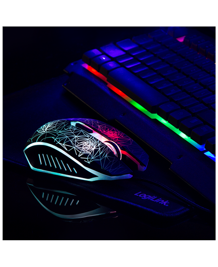 Logilink ID0185 Keyboard, Mouse and Pad Set, Mouse included, DE