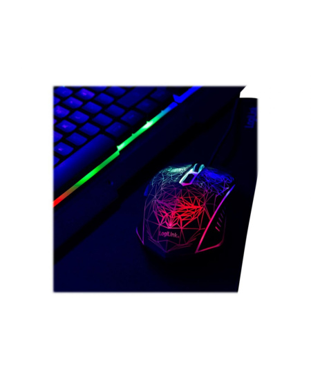 Logilink ID0185 Keyboard, Mouse and Pad Set, Mouse included, DE