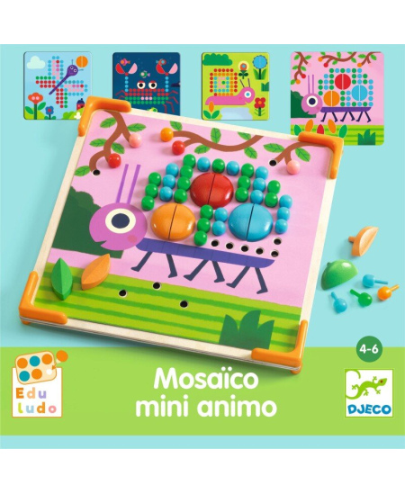 Stalo žaidimas-mozaika DJECO Eduludo "Mini Animo"