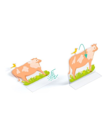 Daugkartiniai pakeliami 3D lipdukai DJECO Ūkis