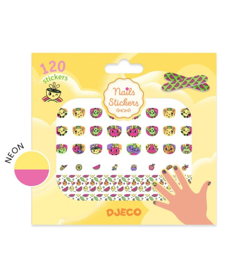 Nagų lipdukai DJECO Vaisiai