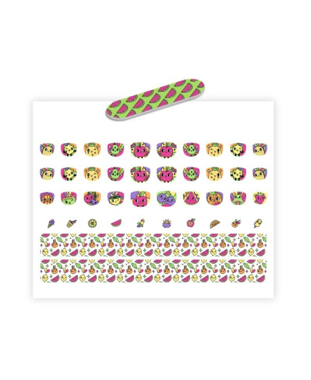 Nagų lipdukai DJECO Vaisiai