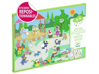 Daugkartiniai stori lipdukai su pagrindu DJECO Karnavalas