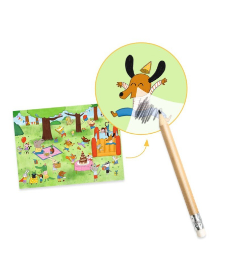 Užtrinami piešinukai DJECO Laikas švęsti