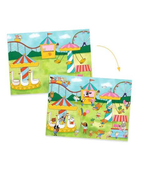 Užtrinami piešinukai DJECO Laikas švęsti