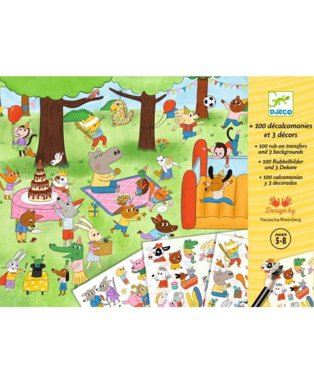 Užtrinami piešinukai DJECO Laikas švęsti