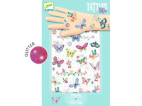Kūno tatuiruočių rinkinys DJECO Svajonių drugeliai
