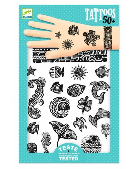Kūno tatuiruočių rinkinys DJECO Polinezija