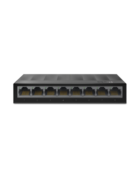 TP-LINK Desktop Switch LS1008G 10/100/1000 Mbps (RJ-45), Unmanaged, Desktop, Ethernet LAN (RJ-45) ports 8