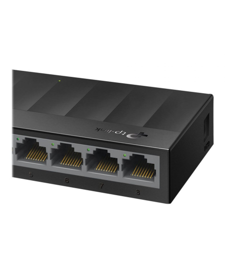 TP-LINK Desktop Switch LS1008G 10/100/1000 Mbps (RJ-45), Unmanaged, Desktop, Ethernet LAN (RJ-45) ports 8